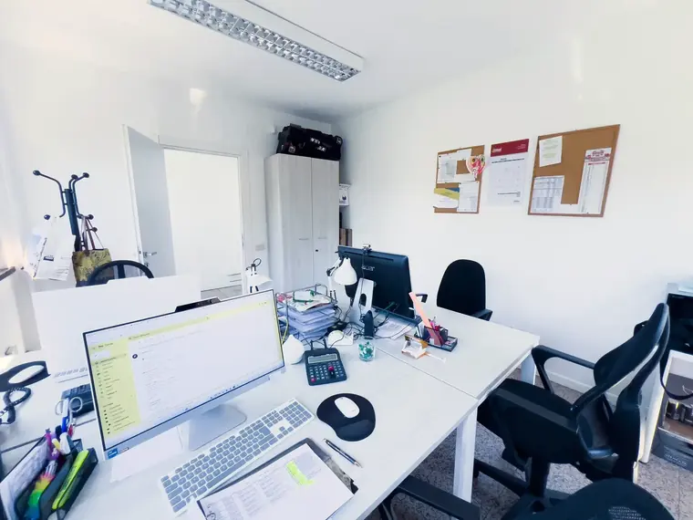 Postazione di lavoro con vista sul verde
